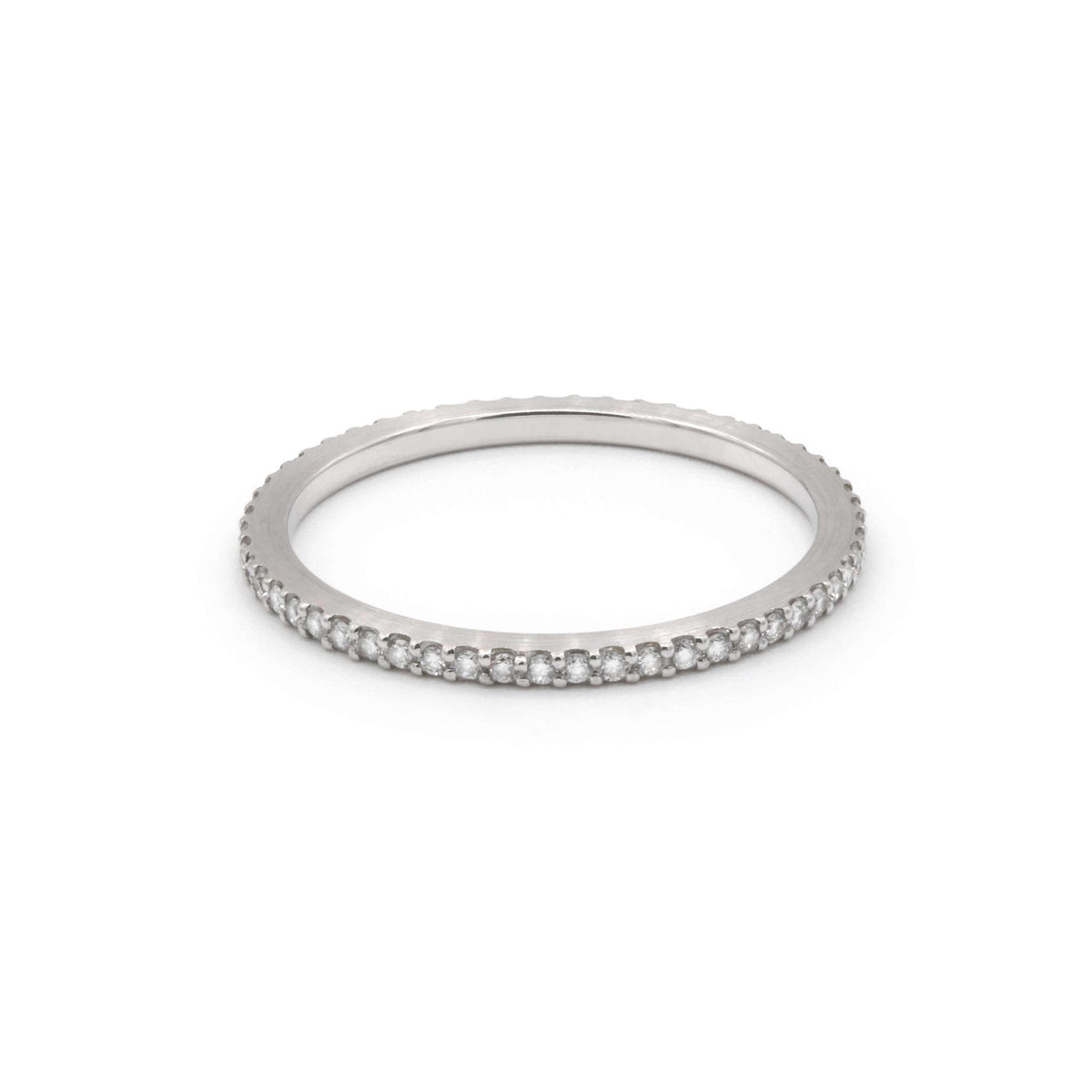 Schmuckwerk Alpen Memoire Ring Palladium eckig 1,3 mm