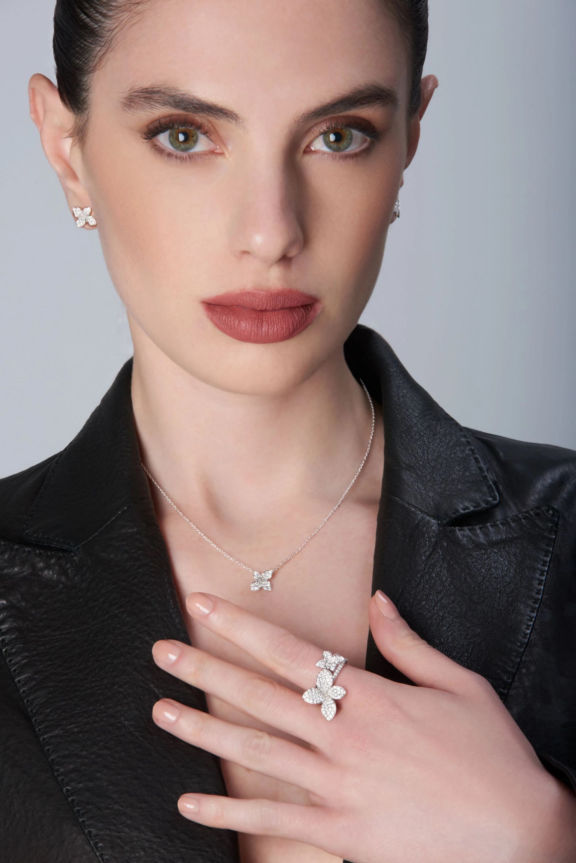 Pasquale Bruni Petit Garden Collier 16796B aus 750 Weißgold mit Diamanten