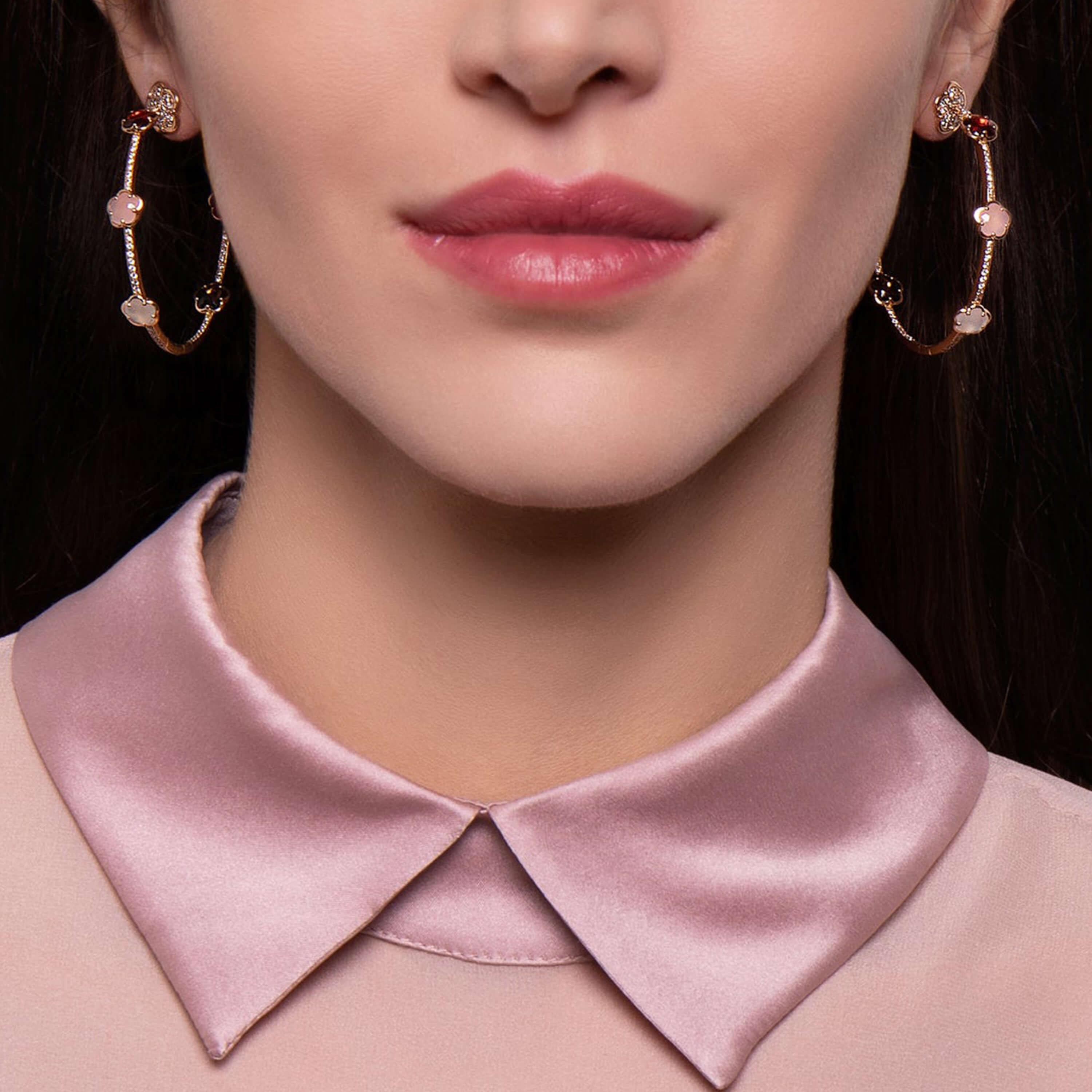 Pasquale Bruni hoop earrings Figlia dei Fiori 16004R