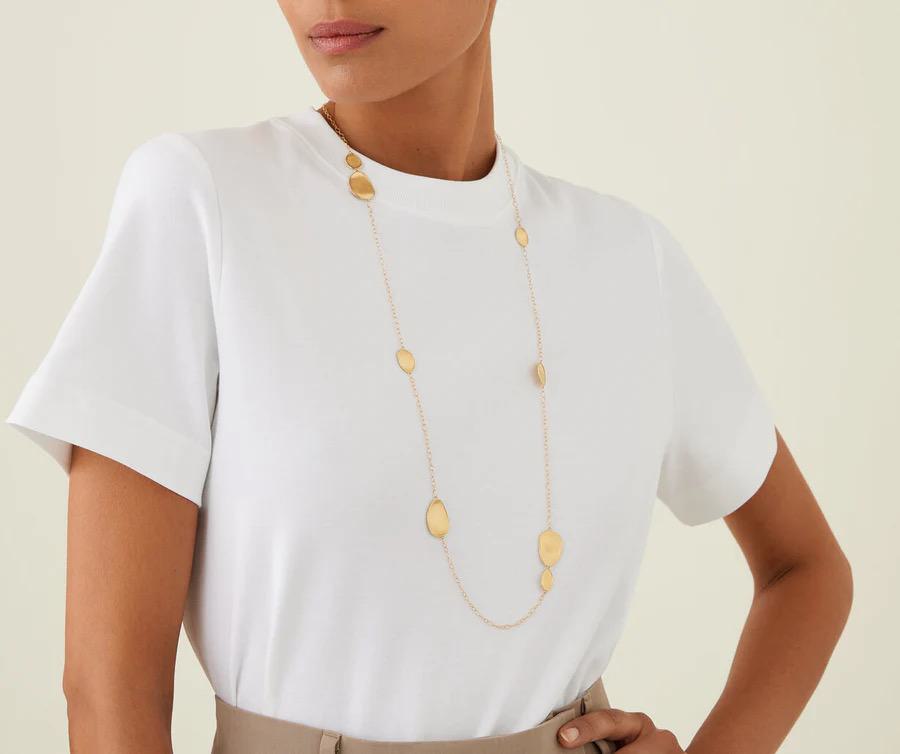 Marco Bicego Lunaria Kette aus 18 Karat Gelbgold