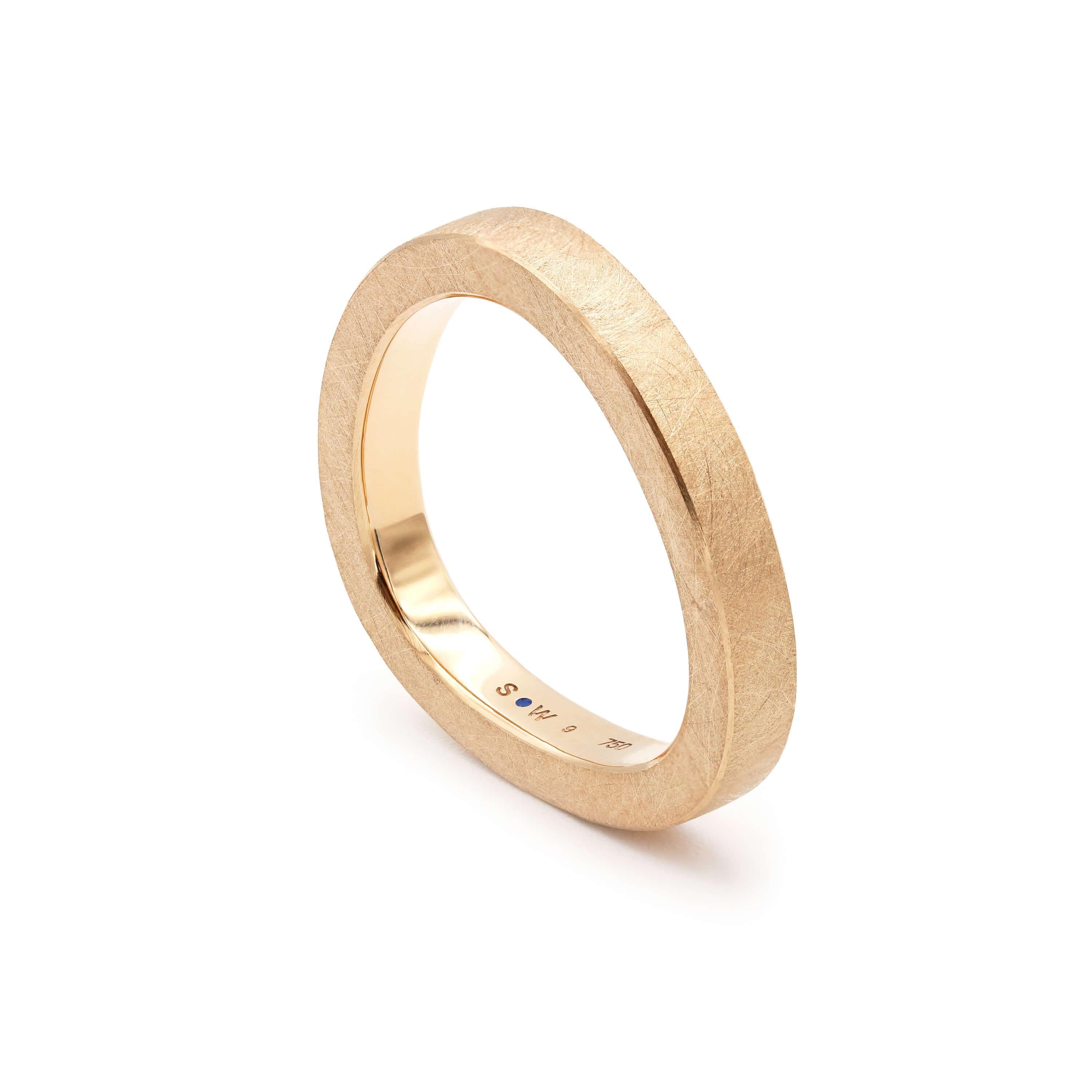 Schmuckwerk ring diamond fever, red gold, ER300-RG