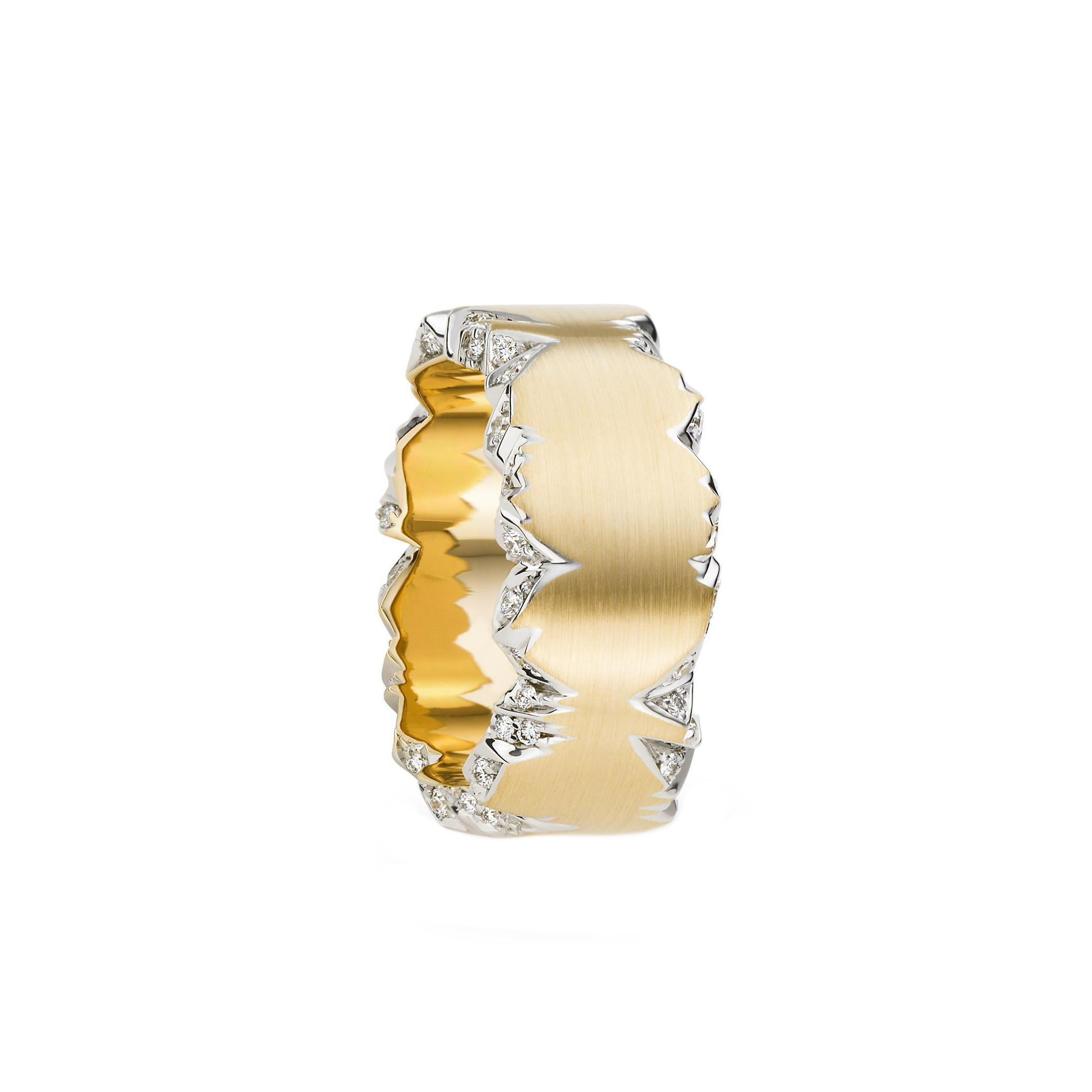 Schmuckwerk Ring Alpen, yellow gold, GR225-GG