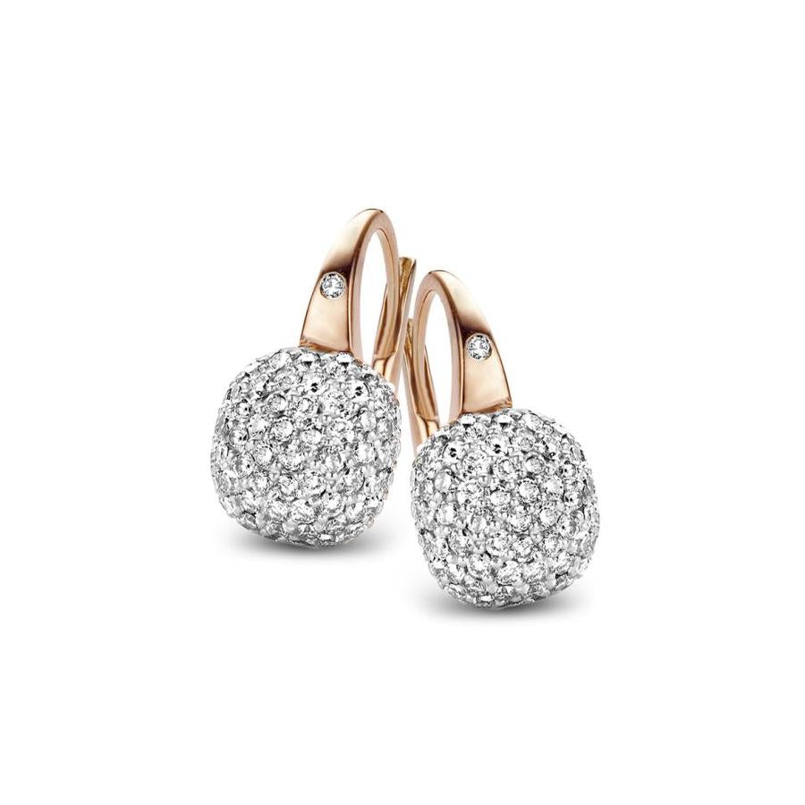 Bigli Earrings Mini Sweety, white diamonds, 23O54RWDIA