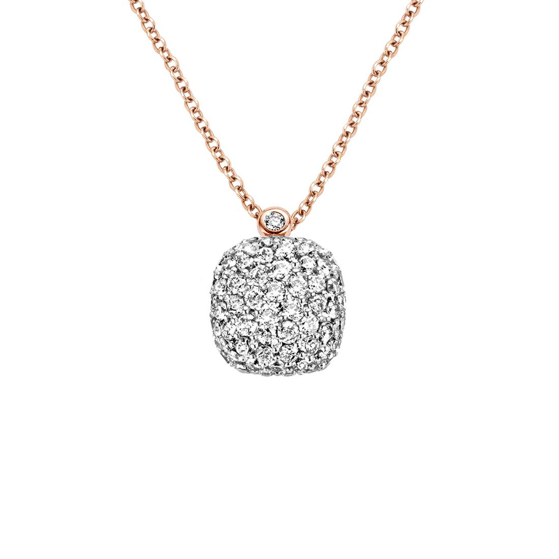 Bigli Necklace Mini Sweety, white diamonds, 23H40RWDIA/45