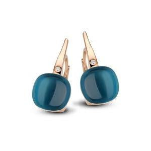 BIGLI Mini Sweety Ohrhänger London Blue Topas