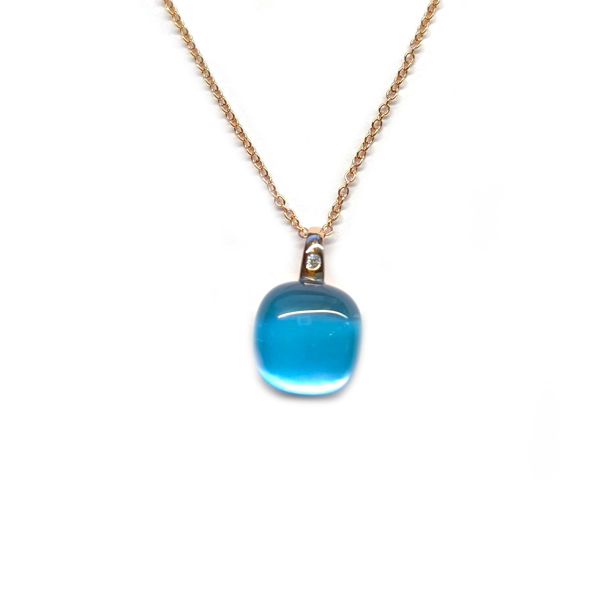 Bigli Mini Sweety Collier Eclectic Blue 50cm