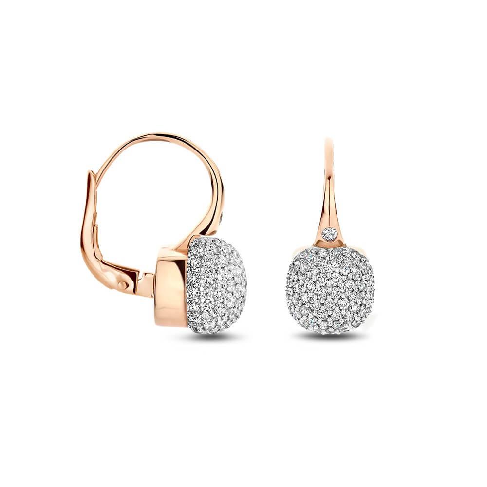 Bigli Earrings Mini Sweety, white diamonds, 23O54RWDIA