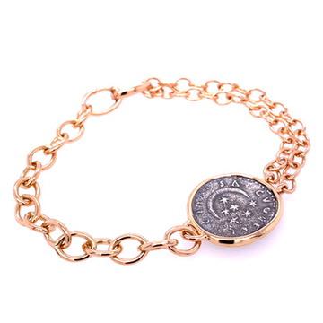 Münz-Armband Mond/Sterne Denar, 193-211 v. Chr. von TWENTYTEN