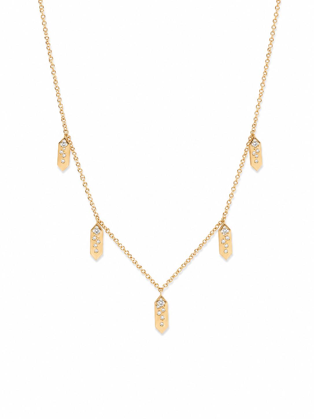 Collier mit 5 Anhängern und Diamanten aus der Solid Kollektion von 1909 Callegari