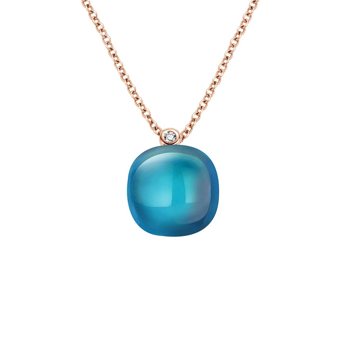 Bigli Necklace Mini Sweety, London Blue Lake, 20H34RLOBMP/42