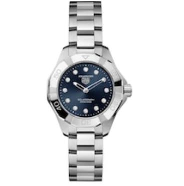TAG Heuer Aquaracer Damenuhr 28 mm, ZB blau Dia