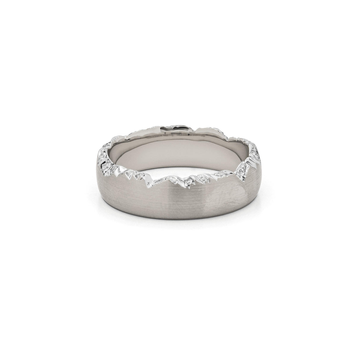 Alpenring Platin mit Diamanten von Schmuckwerk