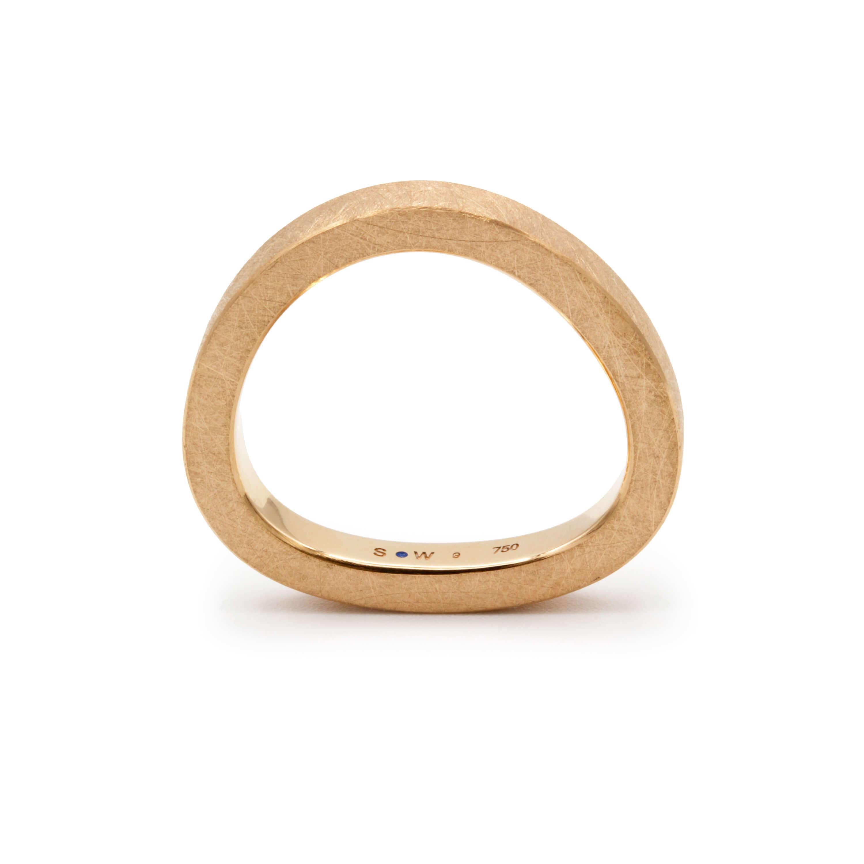 Schmuckwerk ring diamond fever, red gold, ER300-RG