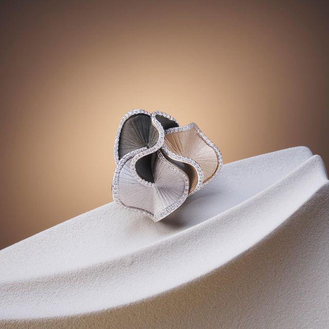 Cammilli Ring Sultana | Tricolor | GAN1814