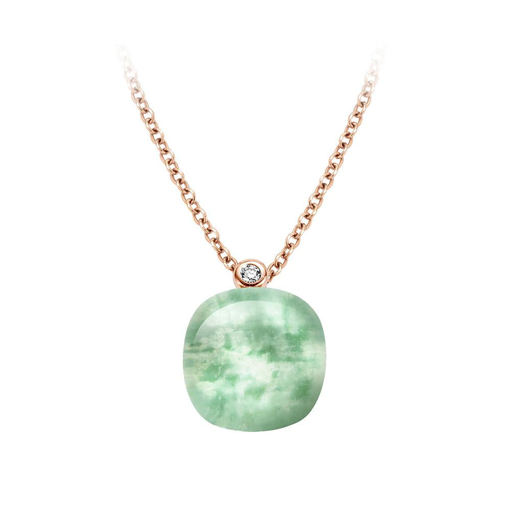 Bigli Mini Sweety Collier Roségold mit Amazonit