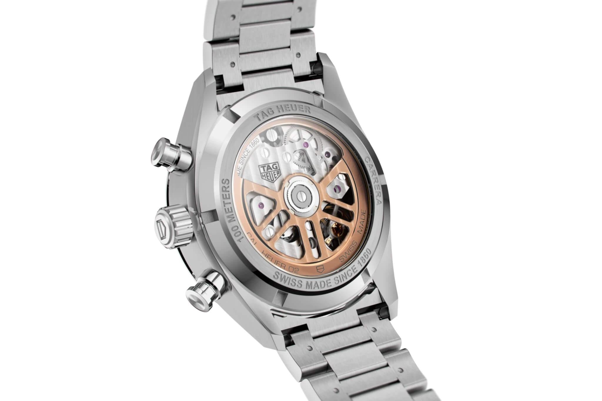 TAG Heuer Carrera Chronograph Stahl mit blauem Zifferblatt