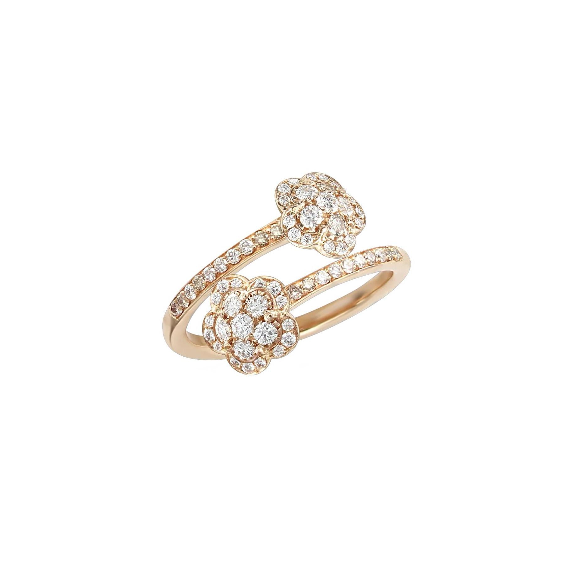 Pasquale Bruni ring Figlia dei Fiori rose gold 16033R