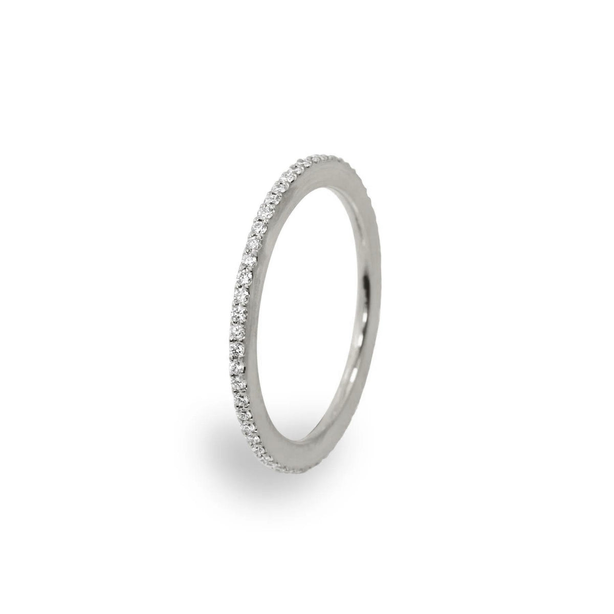 Schmuckwerk Alpen Memoire Ring Palladium eckig 1,3 mm