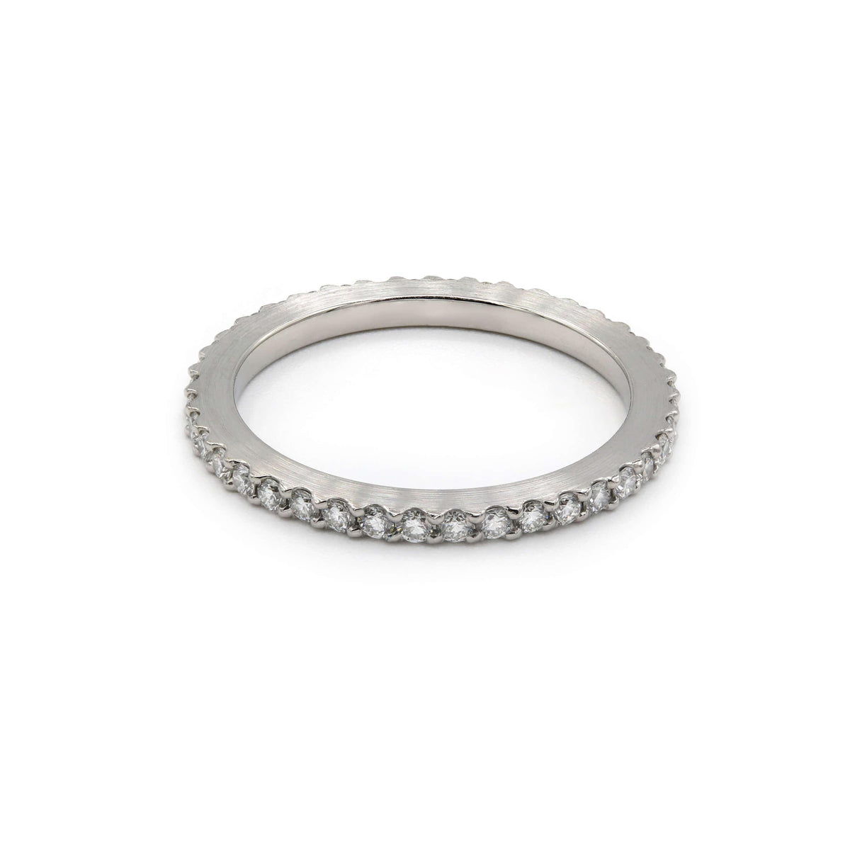 Schmuckwerk Alpen Memoire Ring Palladium eckig 1,7 mm