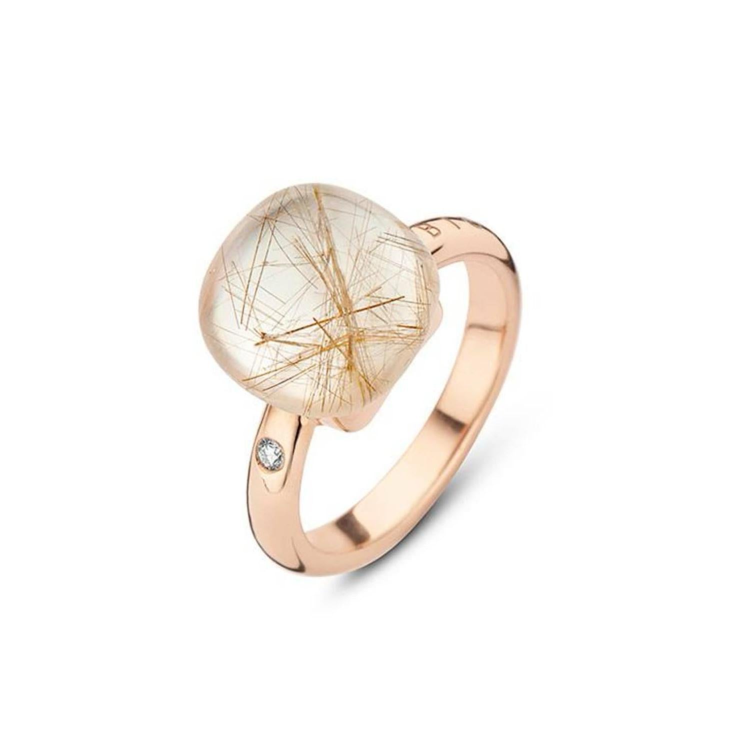 Bigli Ring Mini Sweety, Quartz Rutile Moonshine, 20R122RRUTMPBI