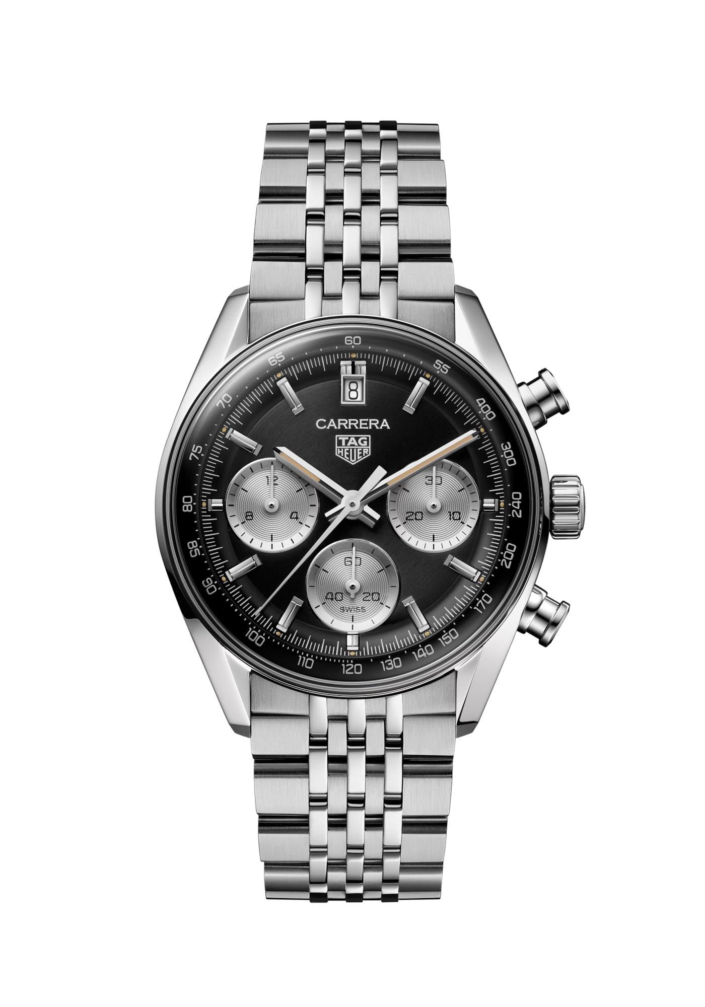 TAG Heuer Carrera Chronograph 39 mm, ZB schwarz, Referenz CBS2210.BA0048