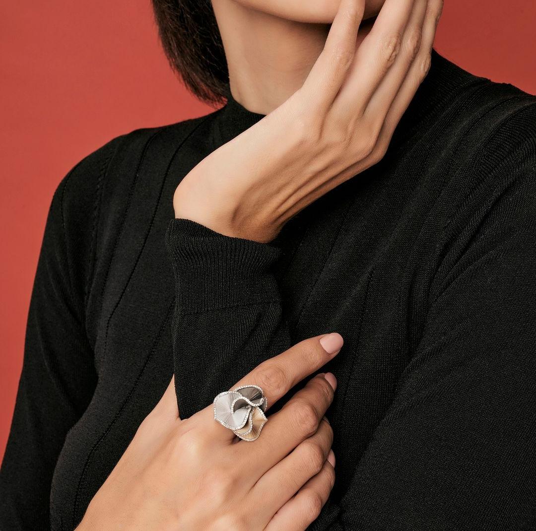 Cammilli Ring Sultana | Tricolor | GAN1814