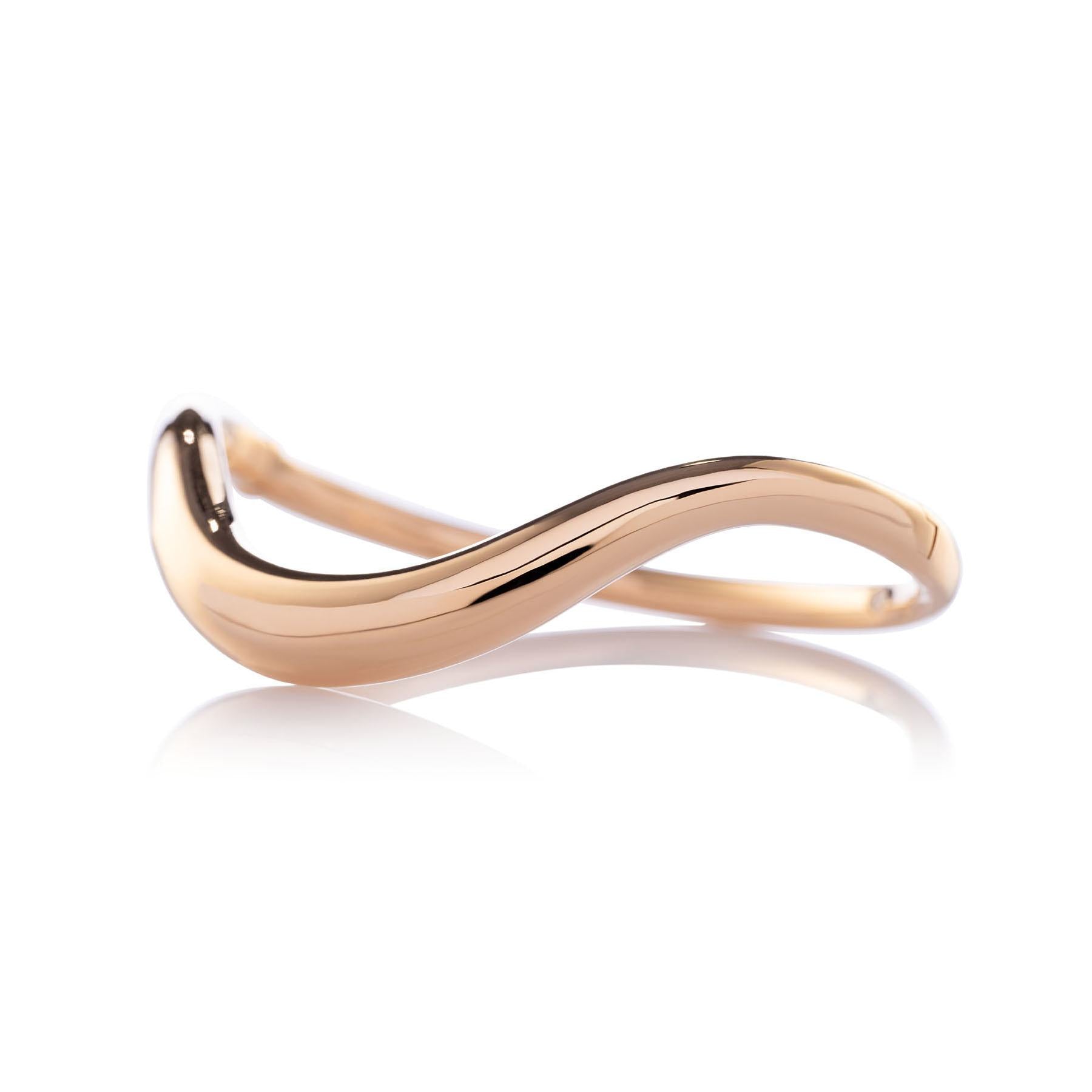 1909 Callegari „Connection“ Armreif aus poliertem Roségold – Ref. UJ361
