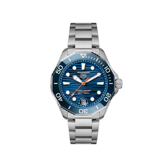 TAG Heuer Aquaracer HAU Stahl mit blauem Zifferblatt