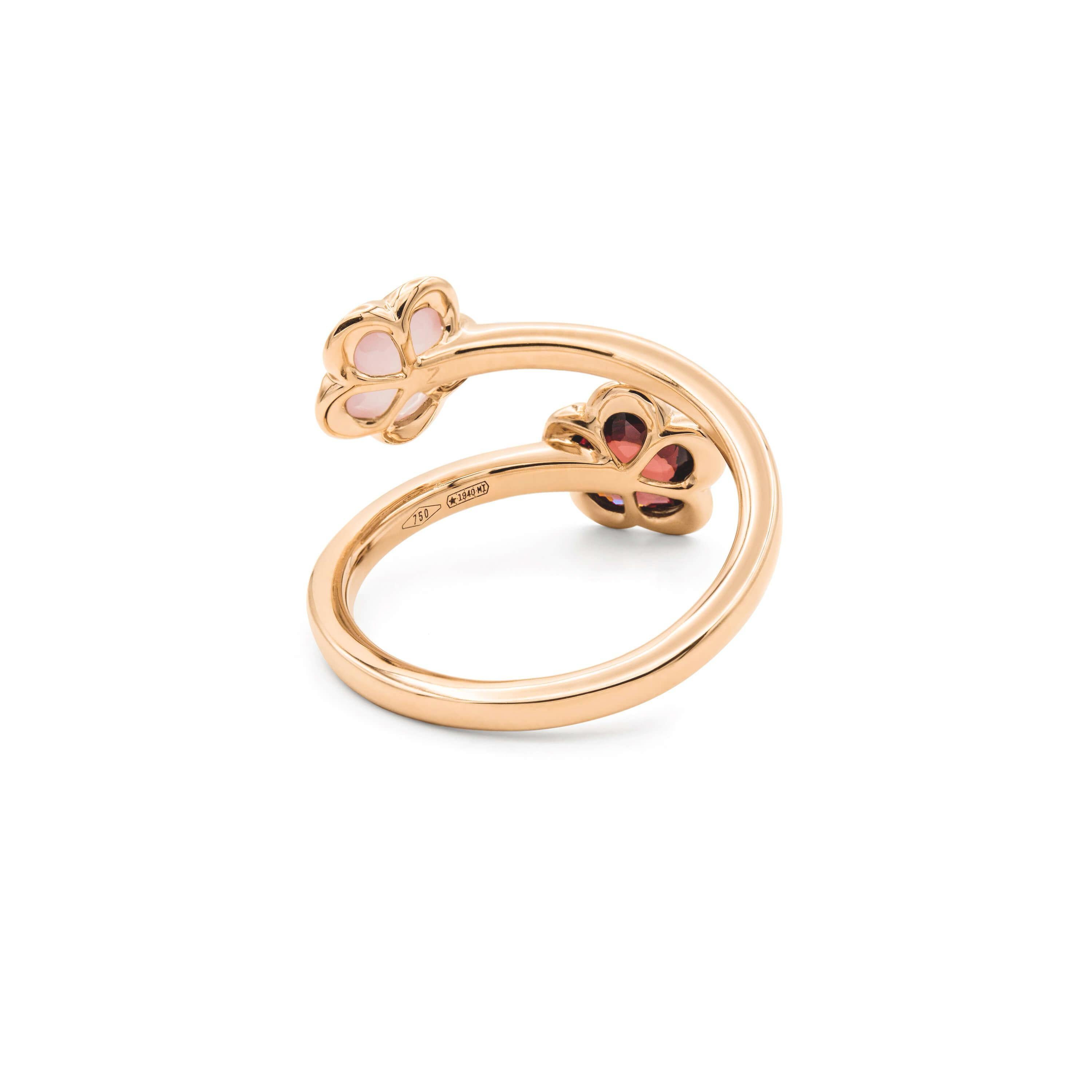 Pasquale Bruni ring Figlia dei Fiori rose gold diamonds 15958R
