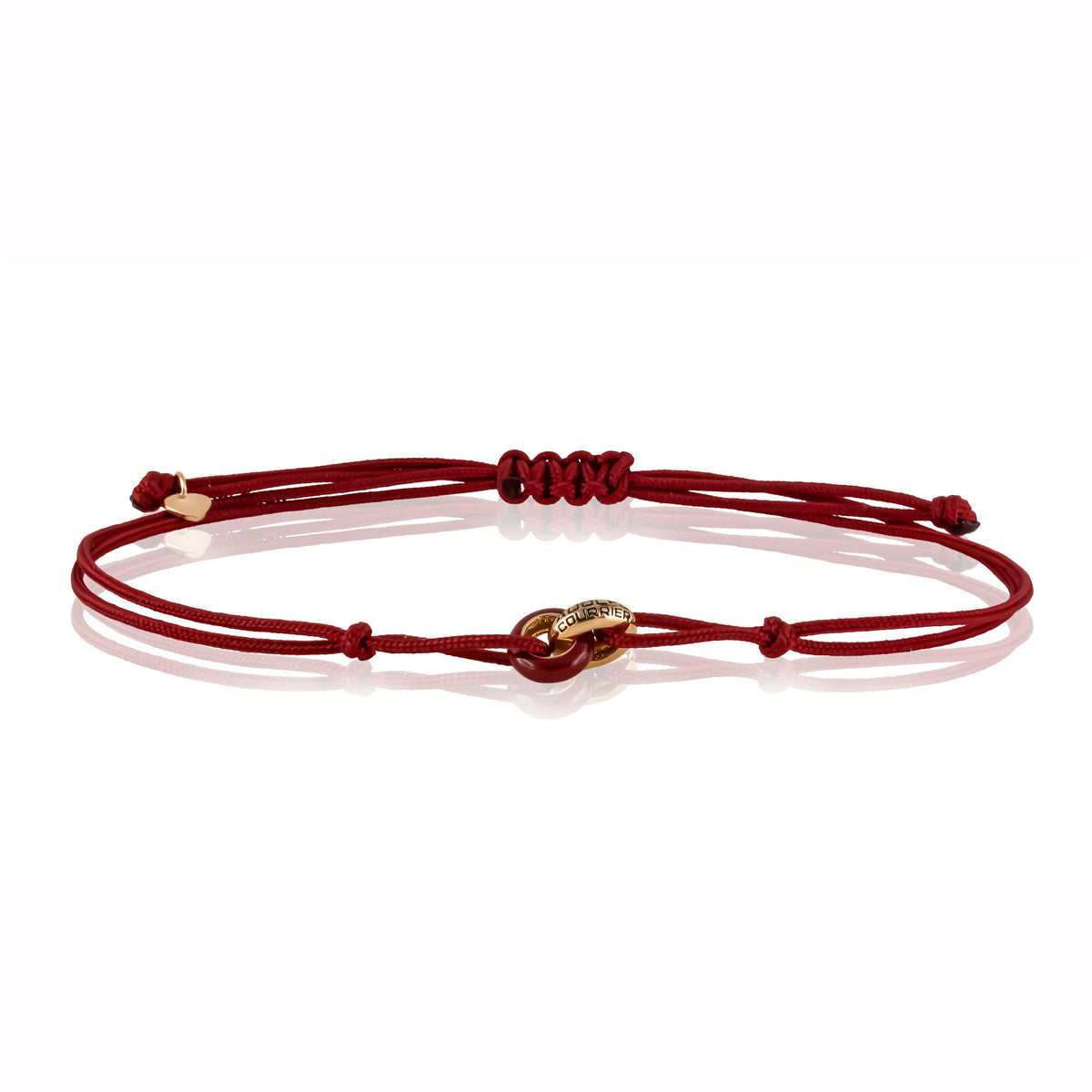 Adolfo Courrier POPULSE Cord Armband Bordeaux