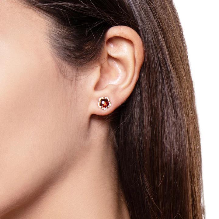 Pasquale Bruni earrings Figlia dei Fiori rose gold diamonds 15987R