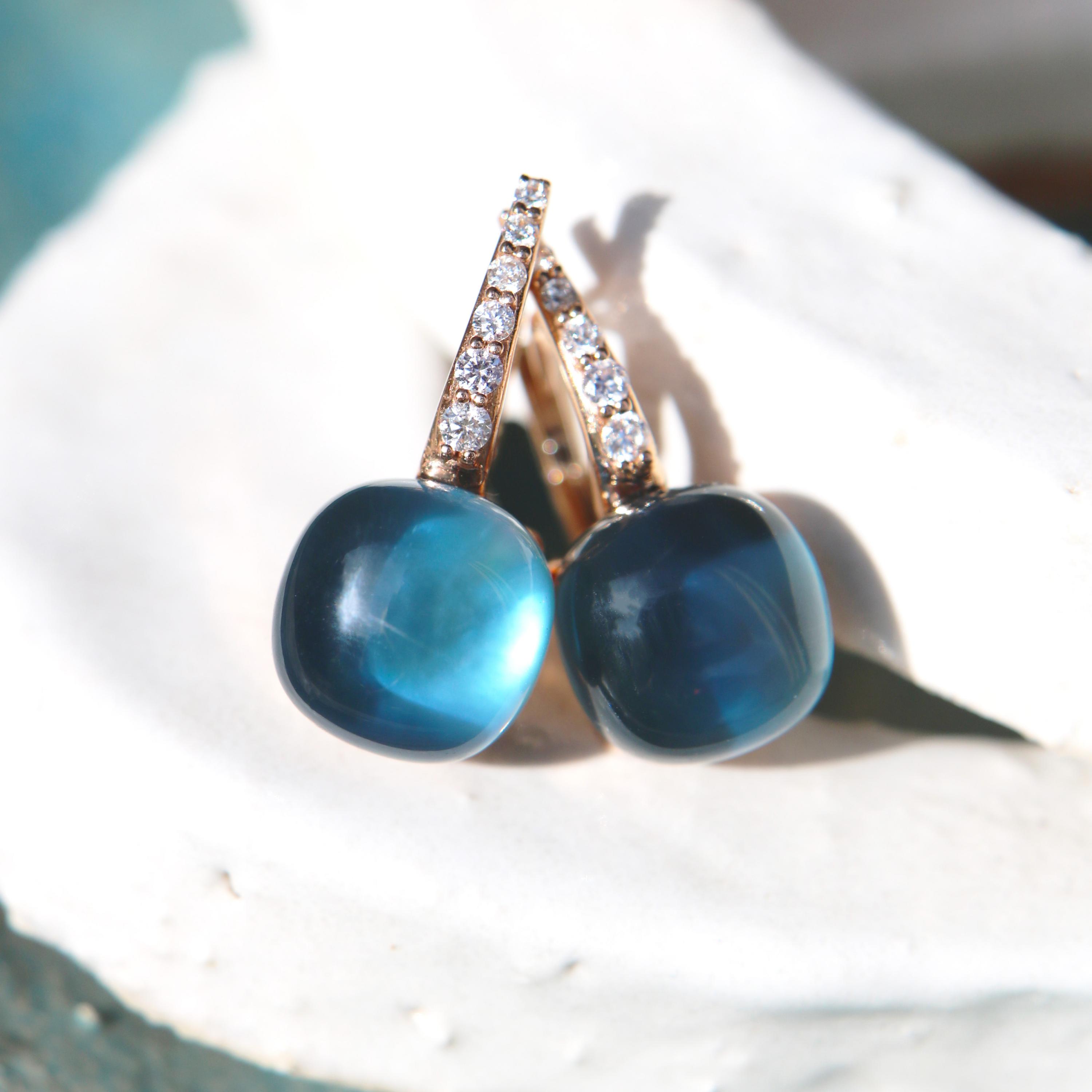 Bigli Ohrhänger Mini Sweety | London Blue Lake | 20O123RLOBMPDIA