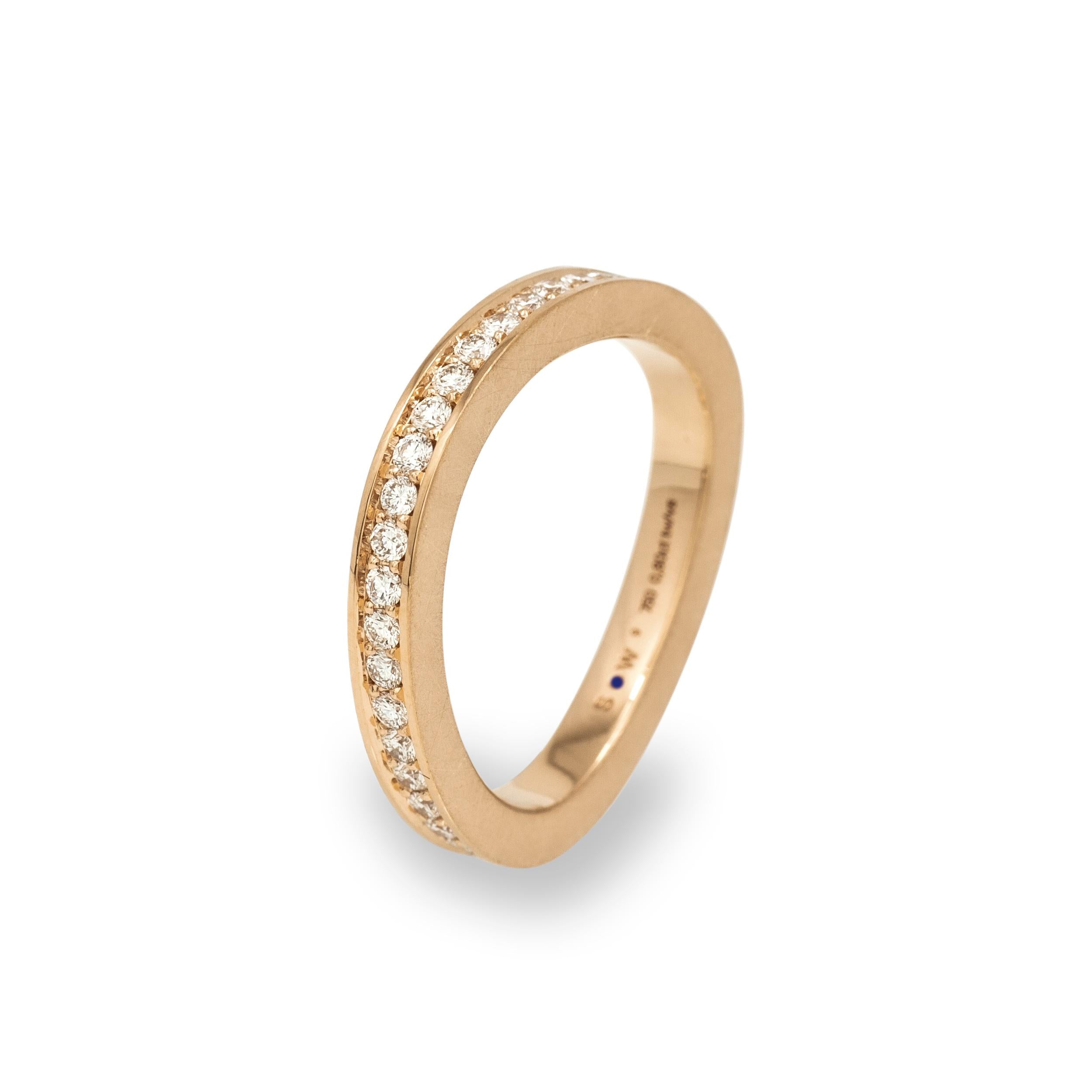 Schmuckwerk Memoire Ring Diamond Fever, red gold, ER305-RG