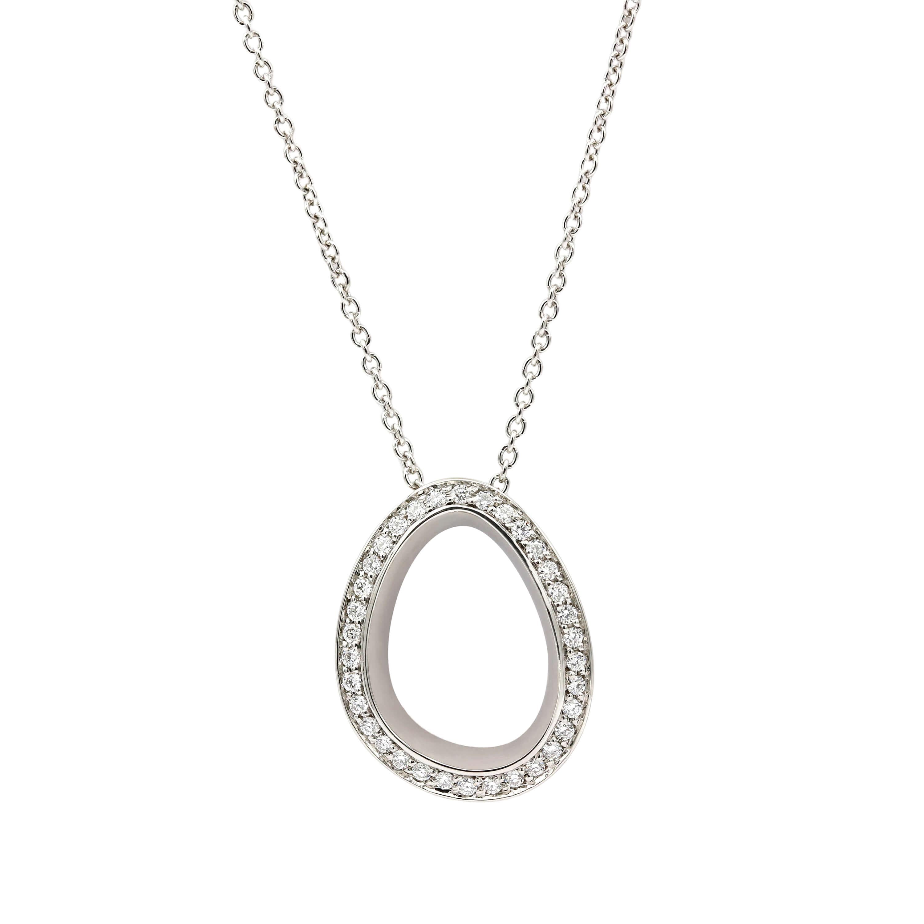 Jewelery necklace diamond fever, platinum, EH115-PT