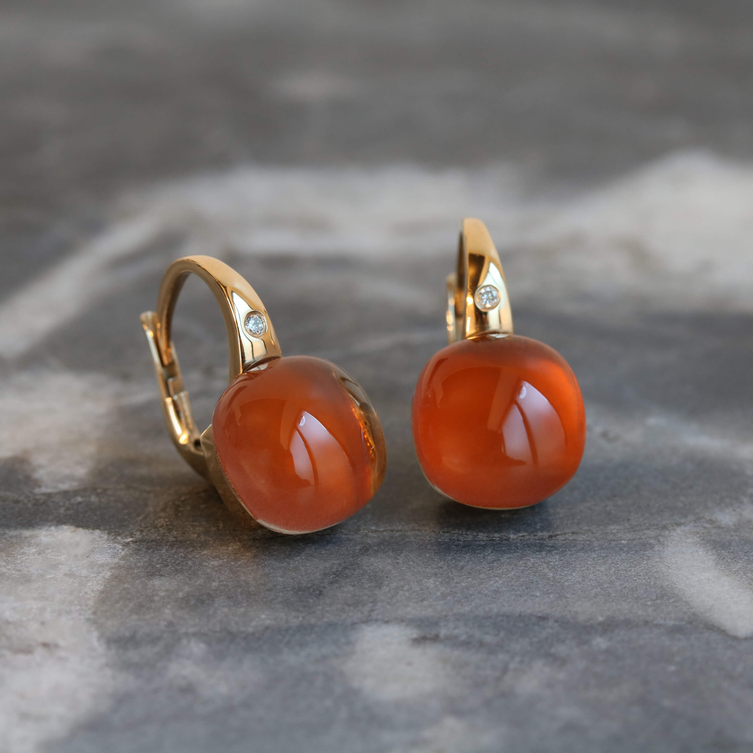 Bigli Earrings Mini Sweety, Burned Coral, 20O42RSQPC