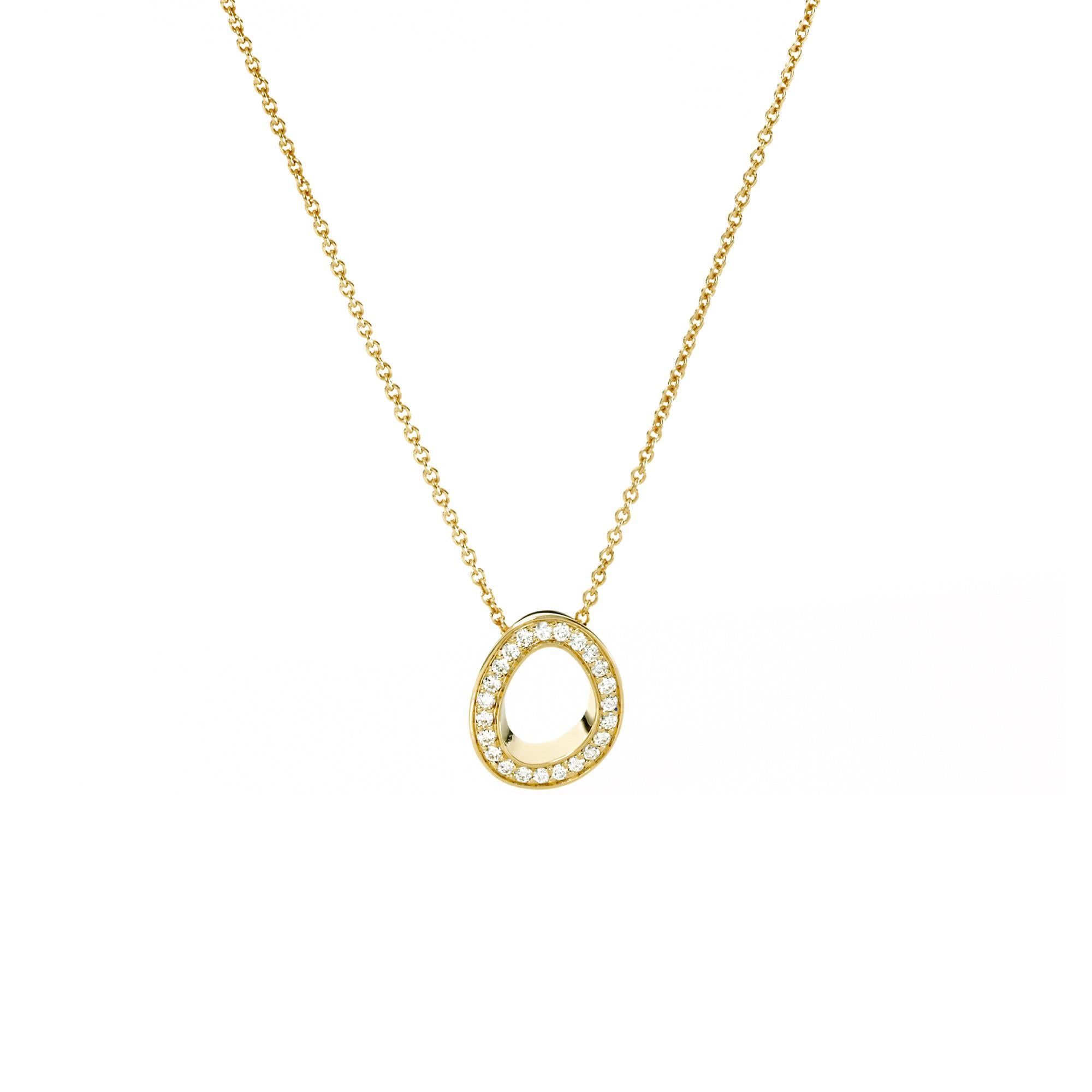 Schmuckwerk necklace diamond fever, yellow gold, EH205-GG
