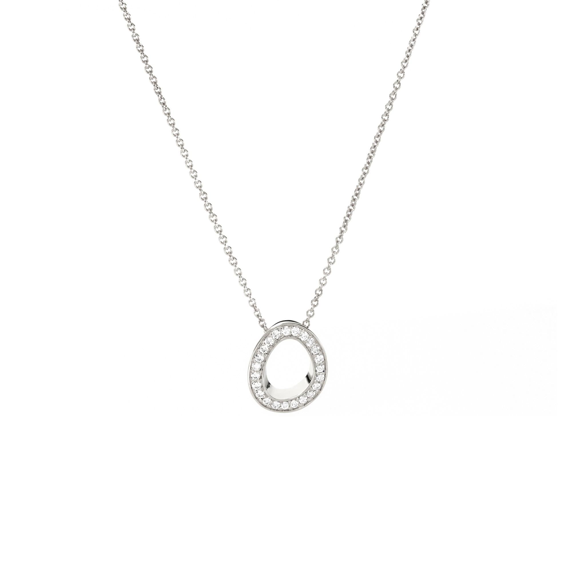 Schmuckwerk necklace diamond fever, white gold, EH205-WG