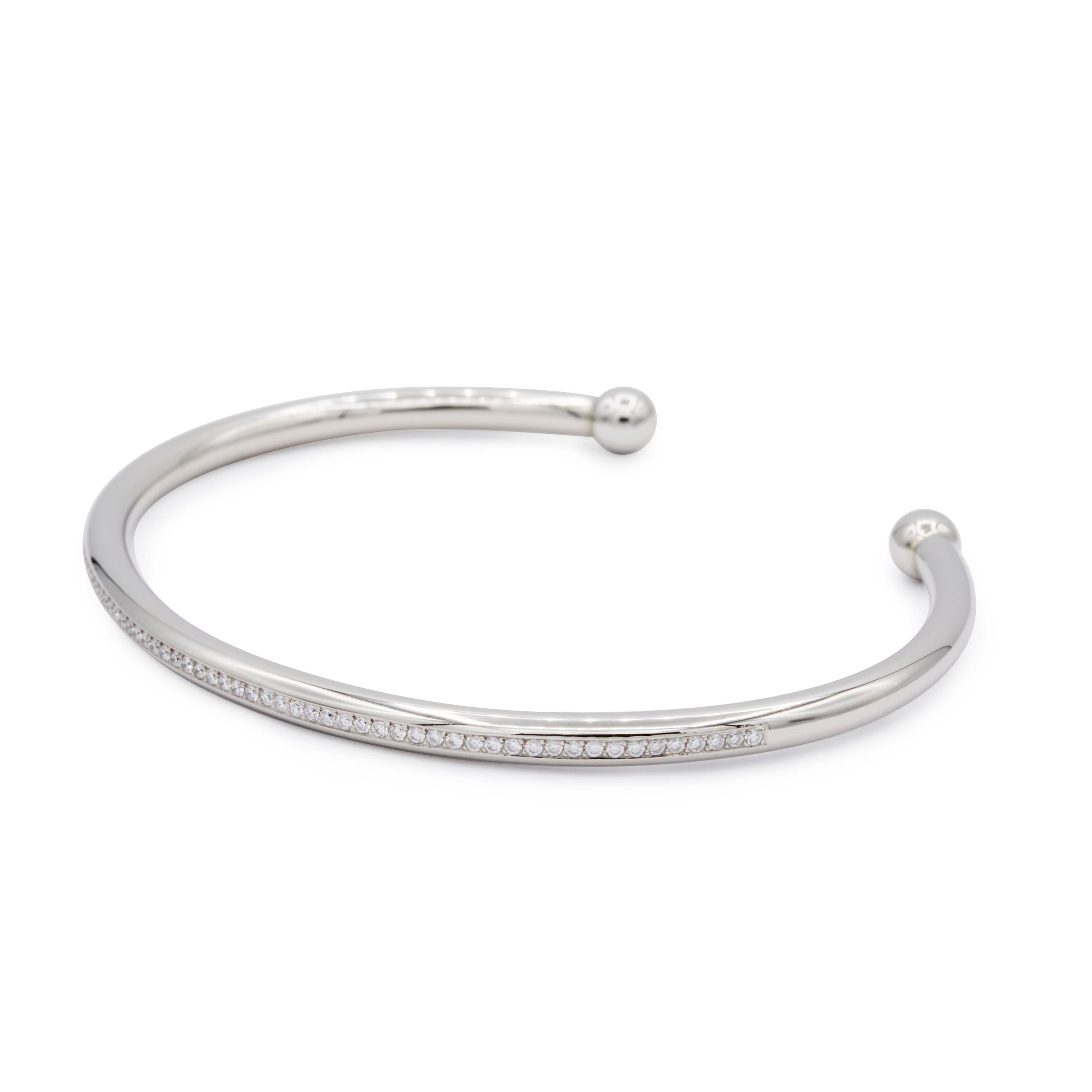 Henrich & Denzel eternity bangle, platinum, P5711.01106