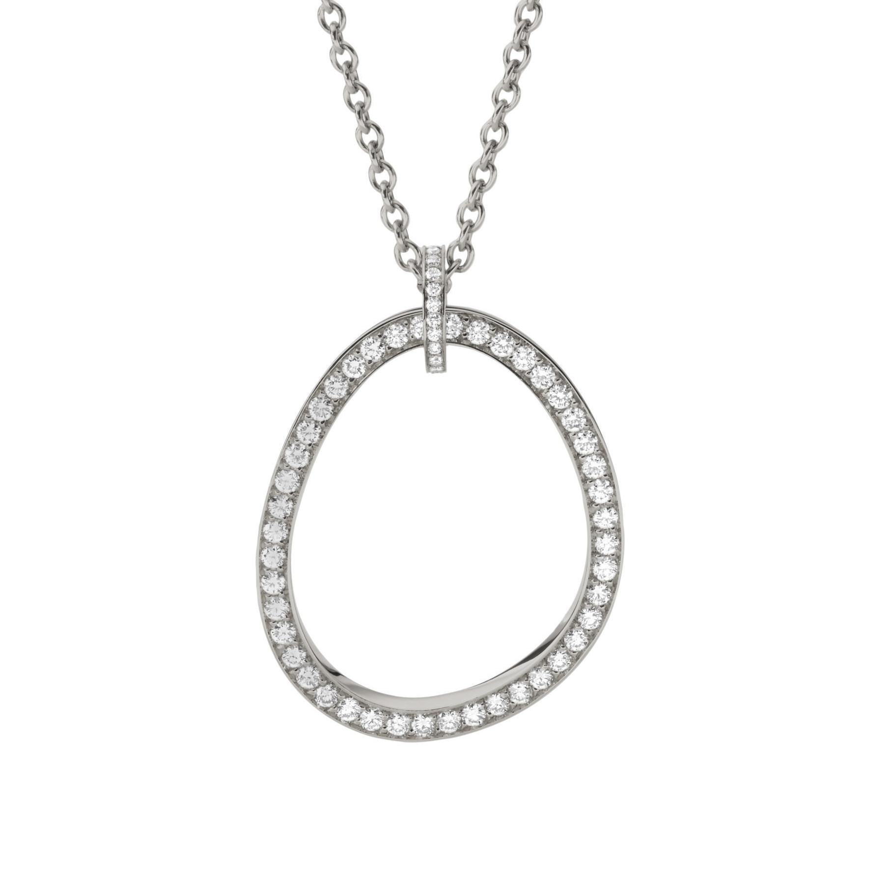 Schmuckwerk necklace diamond fever, platinum, EH505-PT