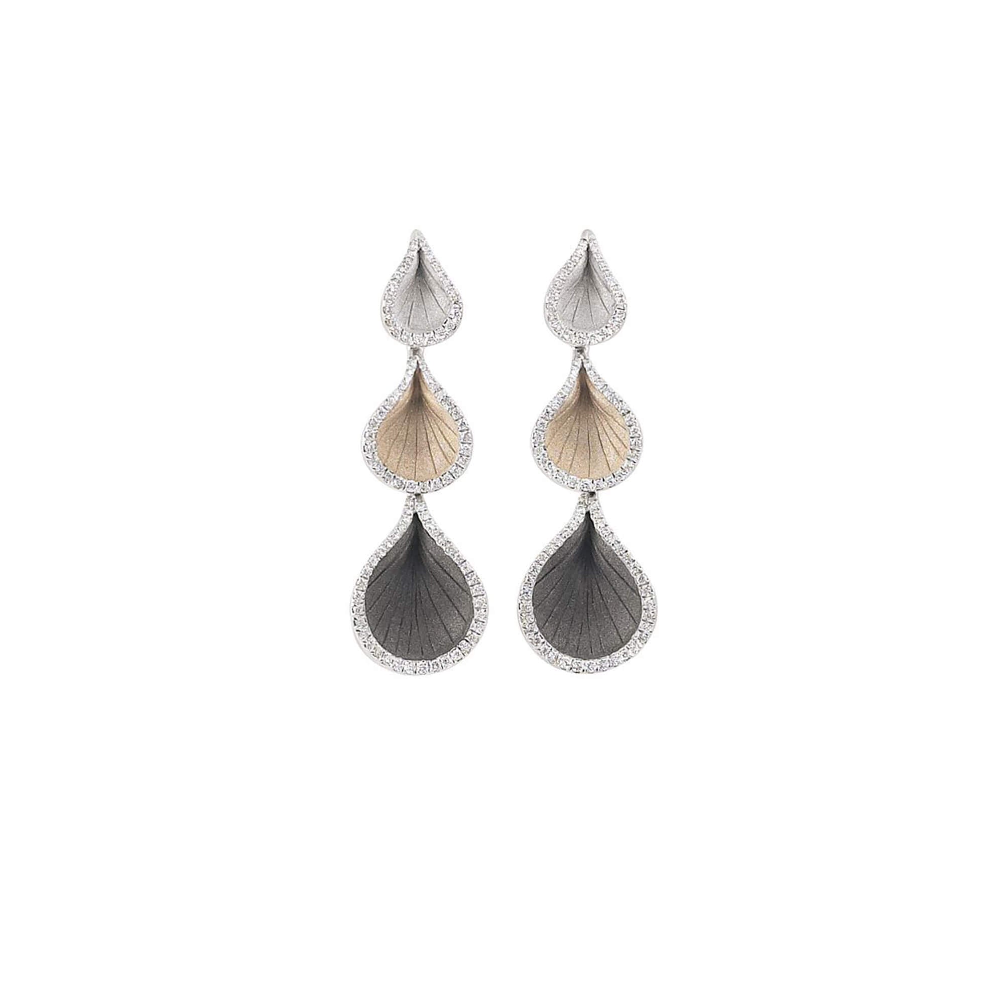 Annamaria Cammilli earrings Goccia, tricolor, GOR2115