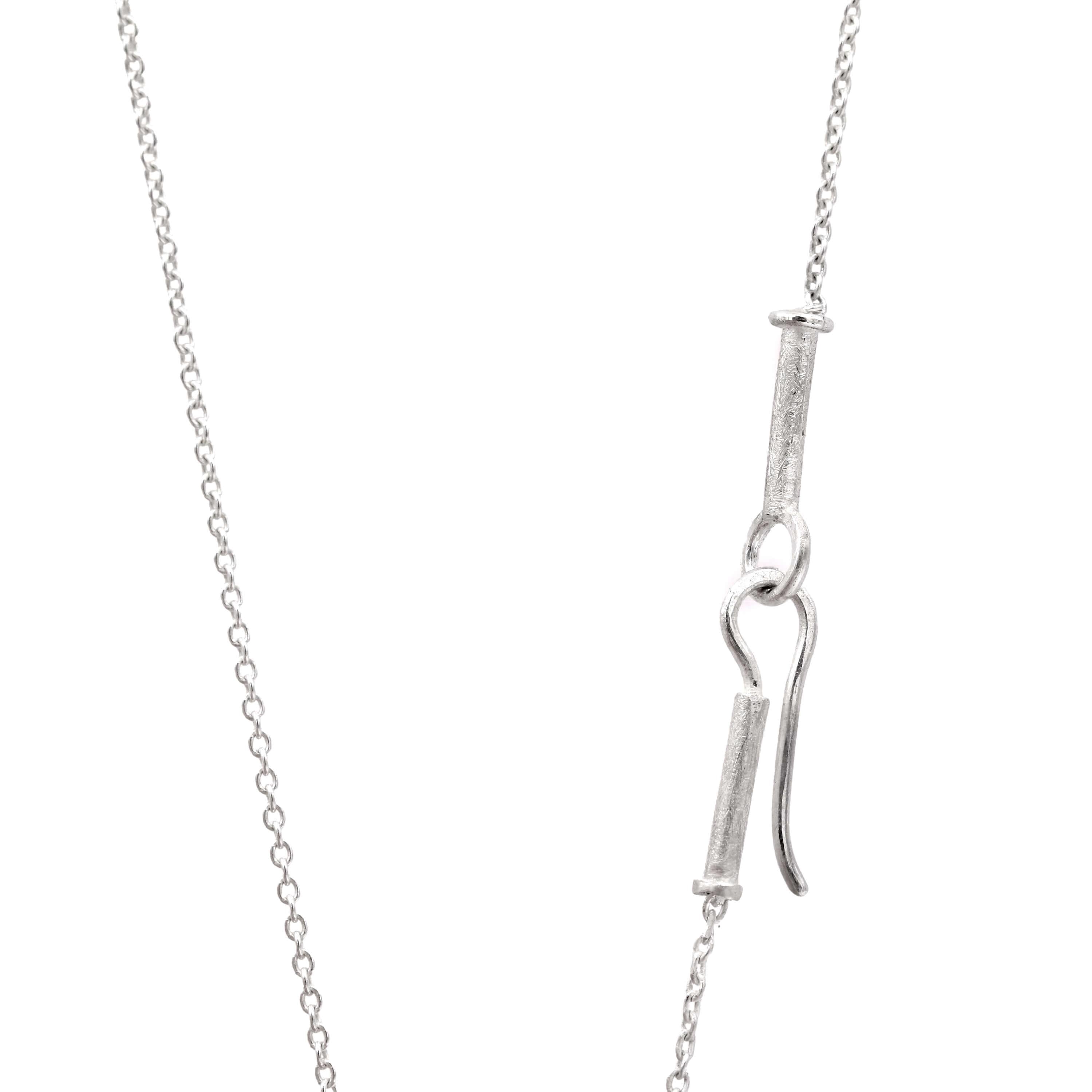 Materia Prima necklace, purple rose, MP N033/10