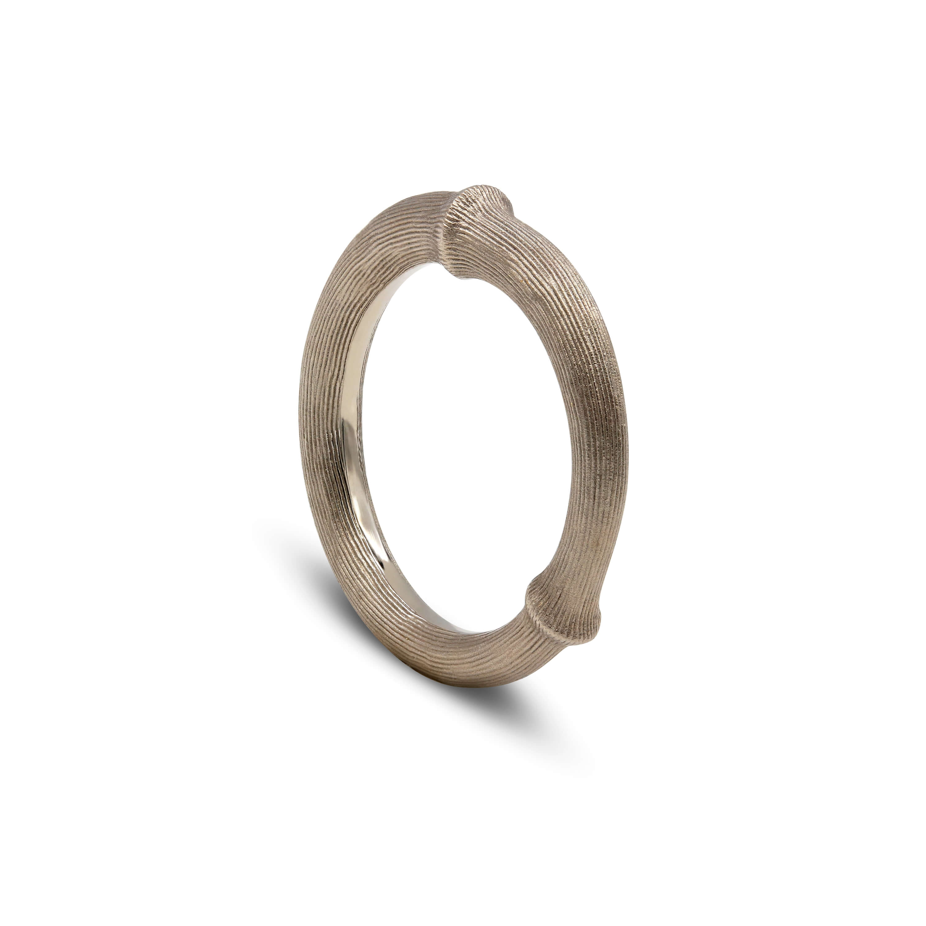 Ole Lynggaard Ring Nature #4 white gold unrhodium plated, A2683-503