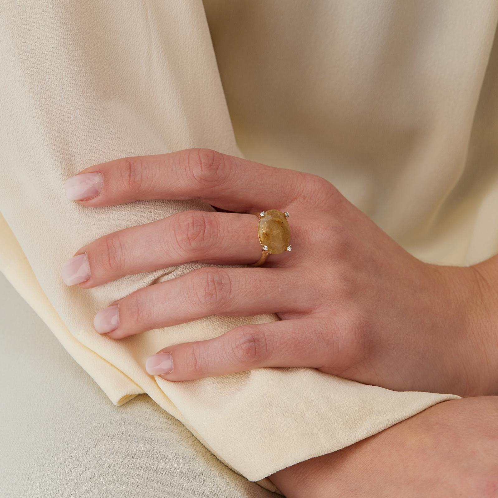 Nani's ring Ipanema, yellow gold, AS2-576