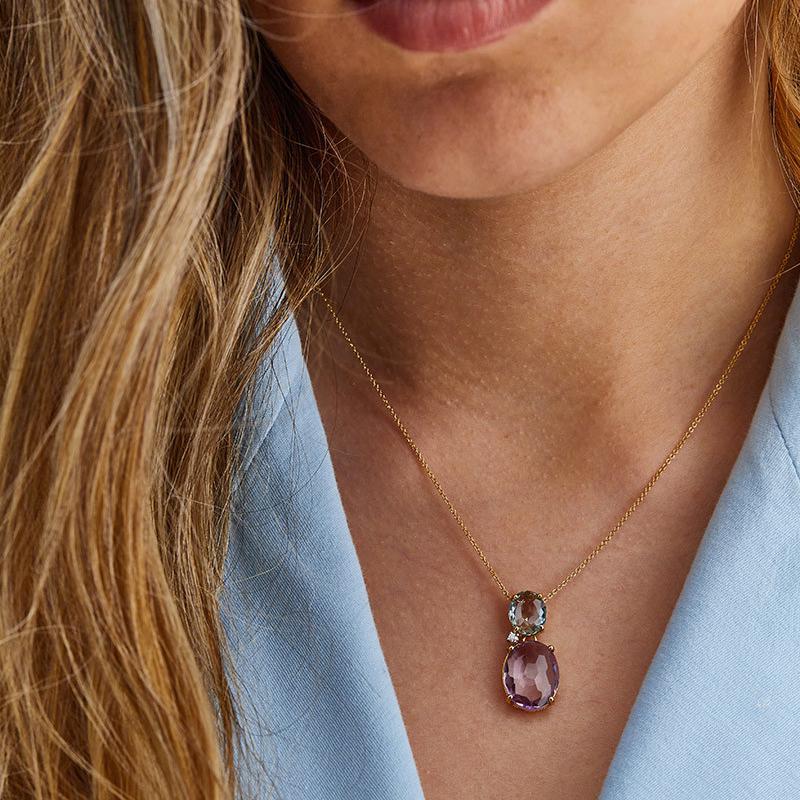 Nani's necklace Ipanema, yellow gold, CS13-515