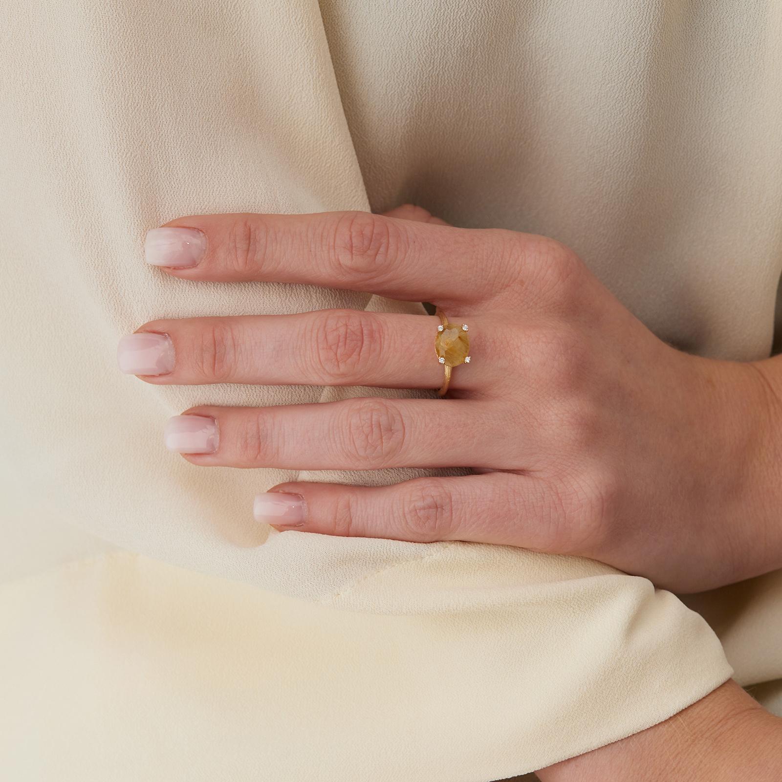 Nani's ring Ipanema, yellow gold, AS12-576