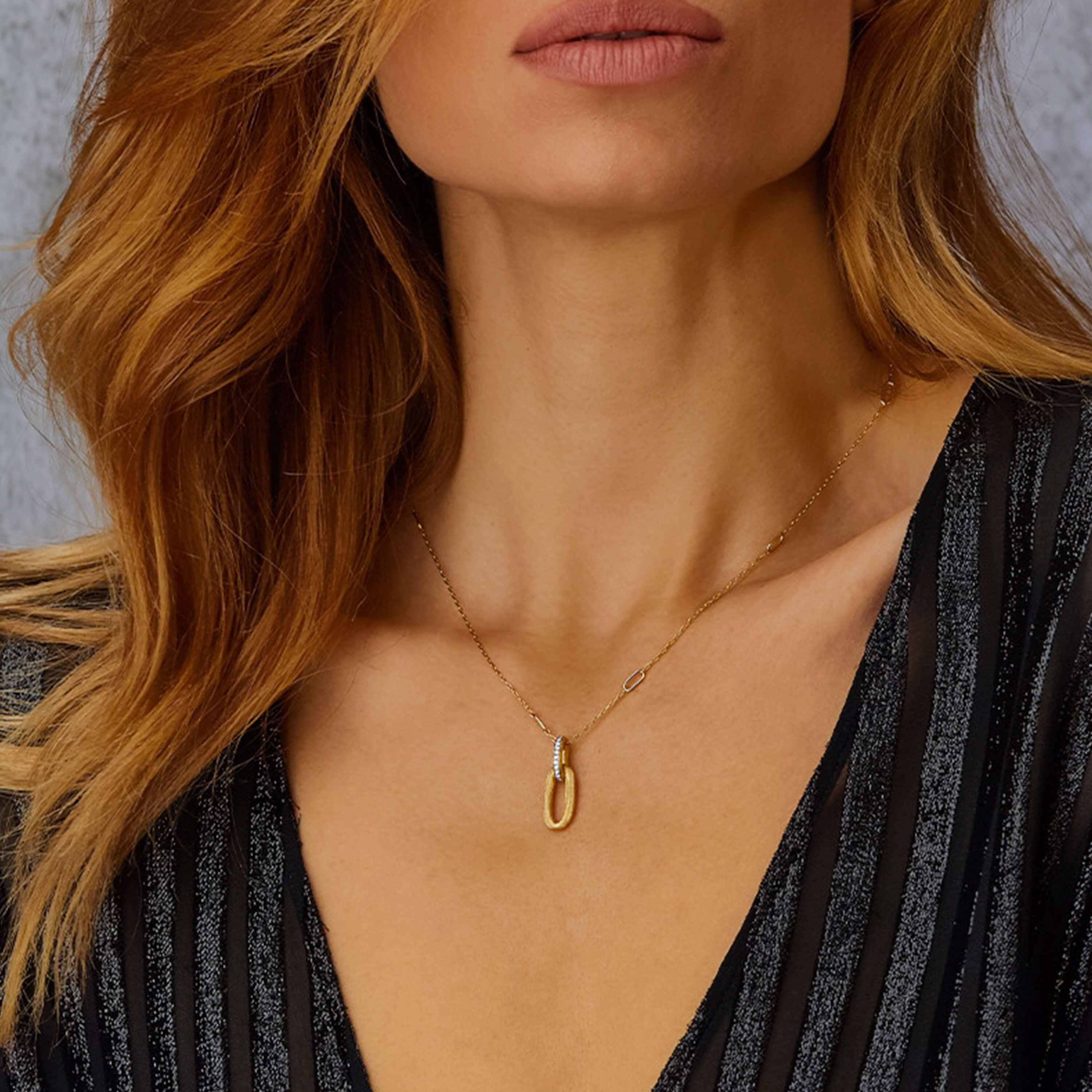 Nani's necklace Libera, yellow gold, CS3-602