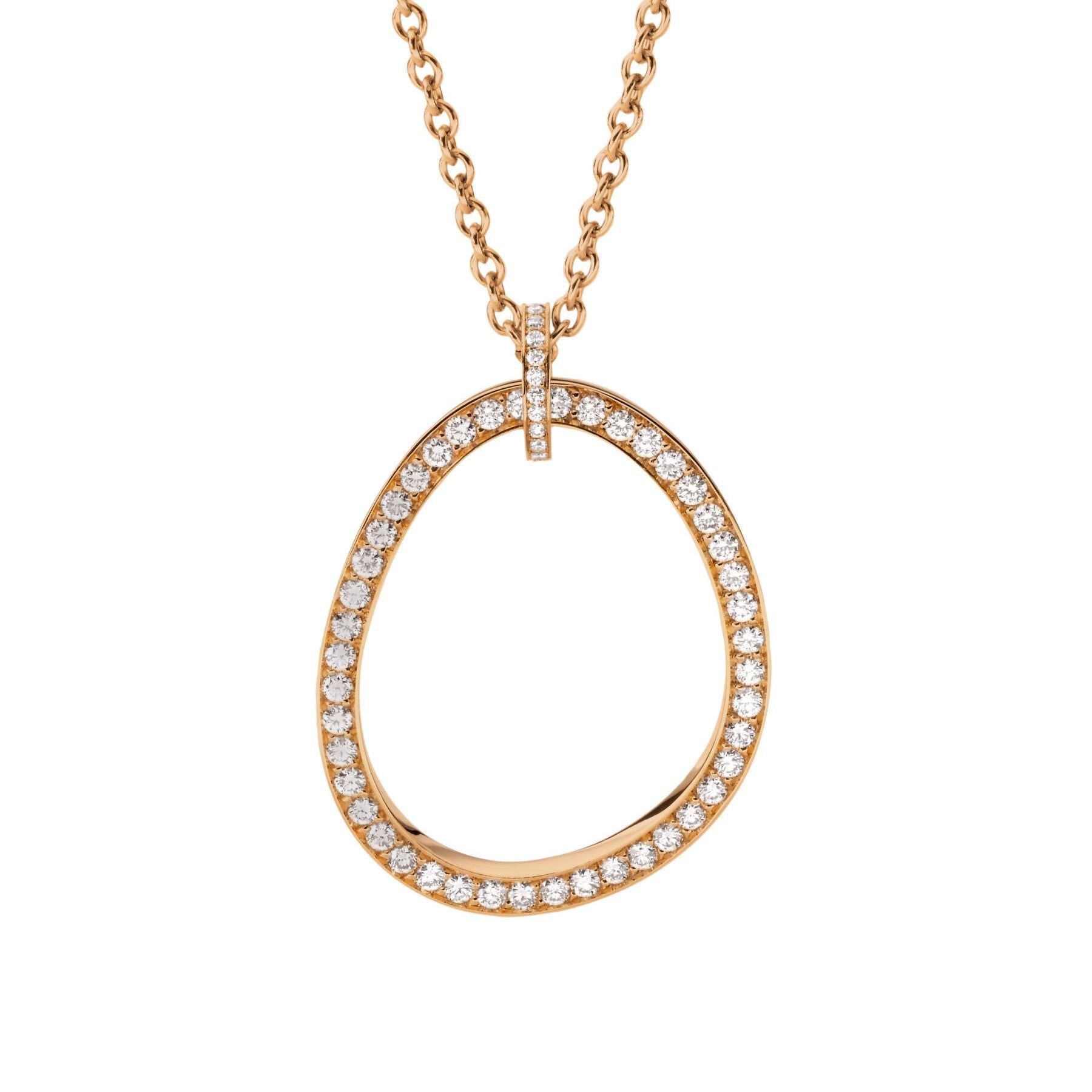 Schmuckwerk Necklace Diamond Fever, red gold, EH505-RG