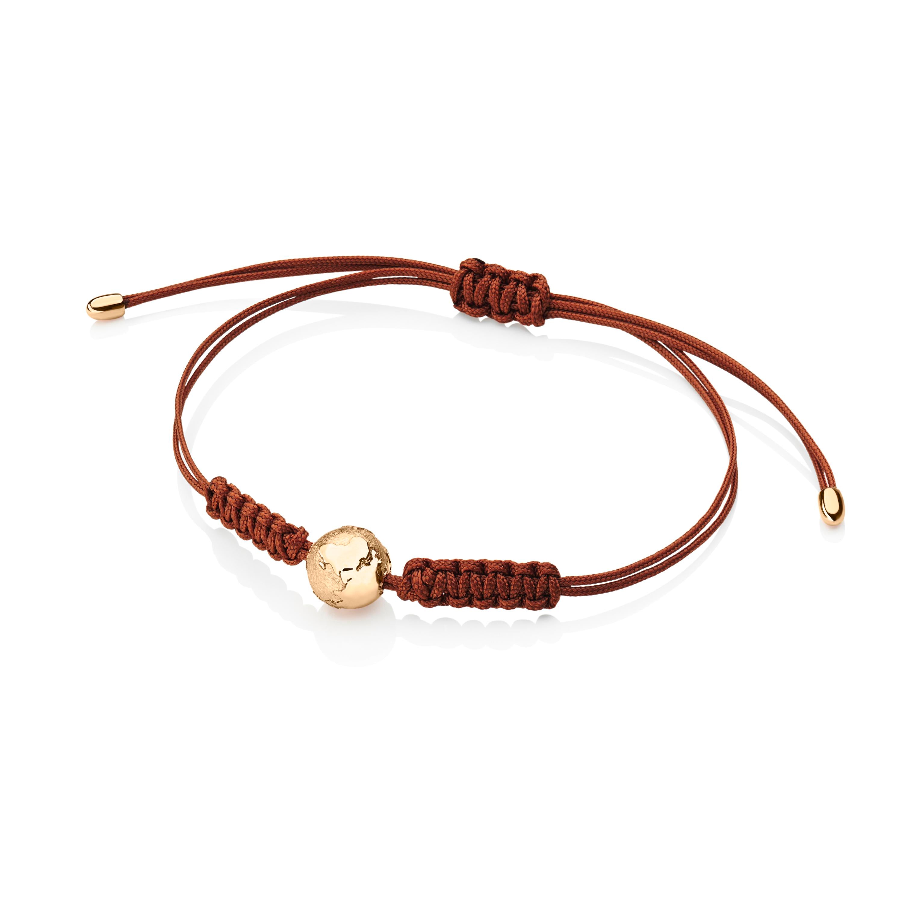 Schmuckwerk bracelet globe, red gold, OA480-RG