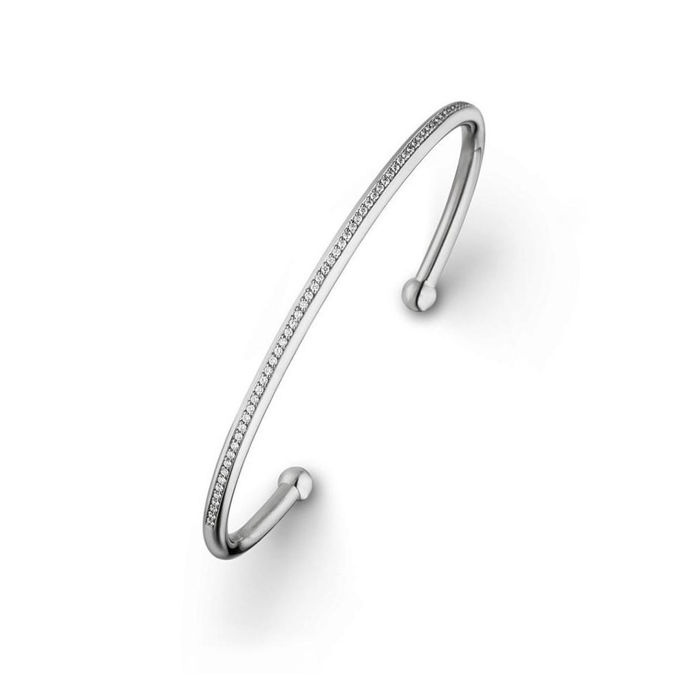 Henrich & Denzel eternity bangle, platinum, P5711.01106
