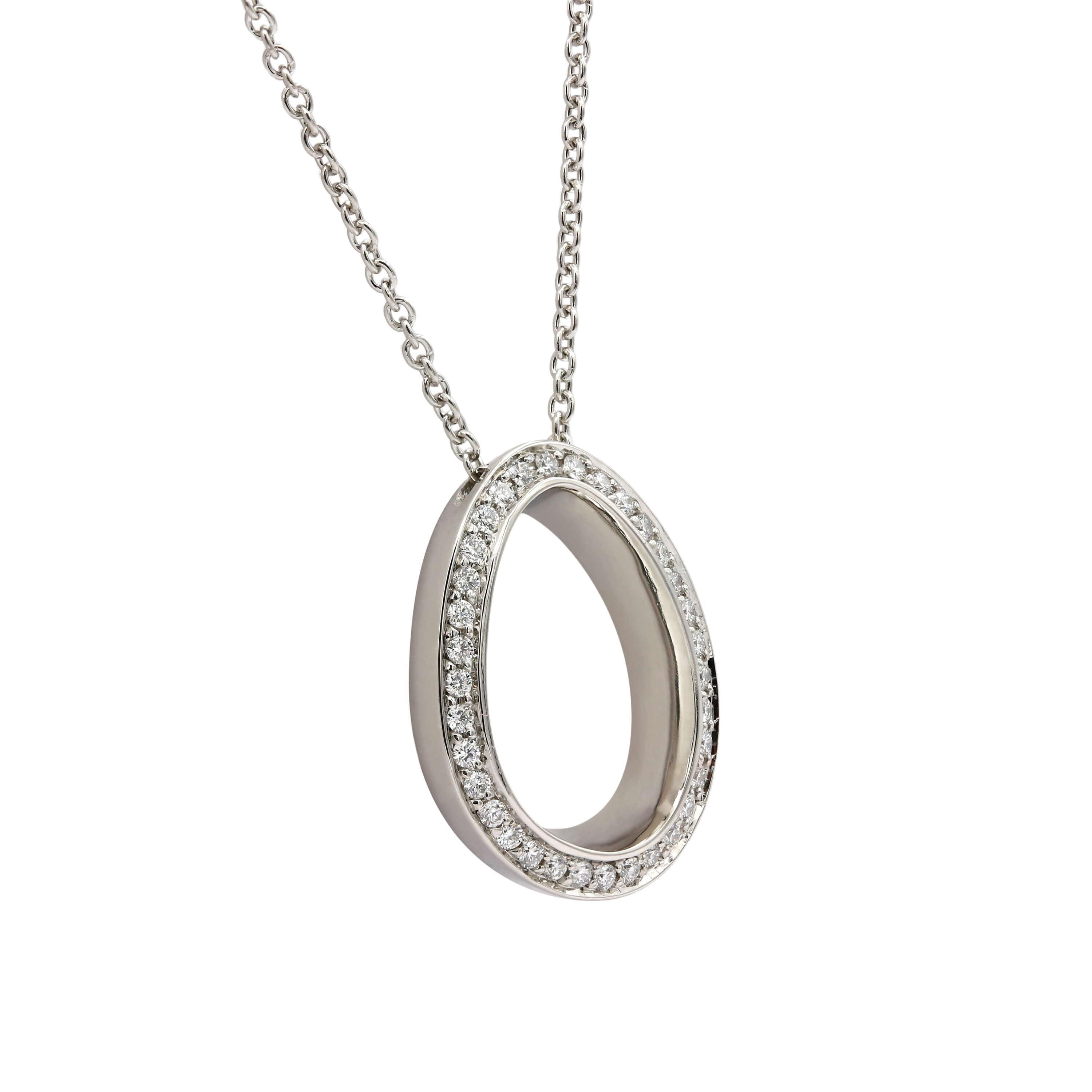 Jewelery necklace diamond fever, platinum, EH115-PT